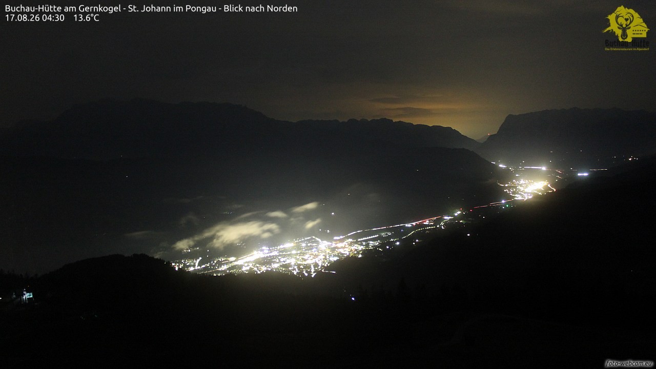 Archiv Foto Webcam Buchau-Hütte am Gernkogel - St. Johann