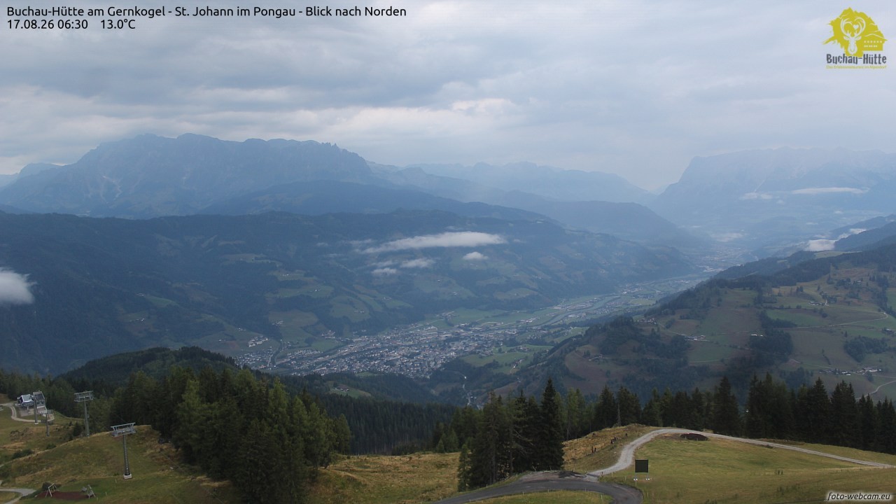 Archiv Foto Webcam Buchau-Hütte am Gernkogel - St. Johann