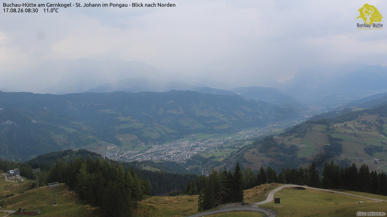 Archiv Foto Webcam Buchau-Hütte am Gernkogel - St. Johann