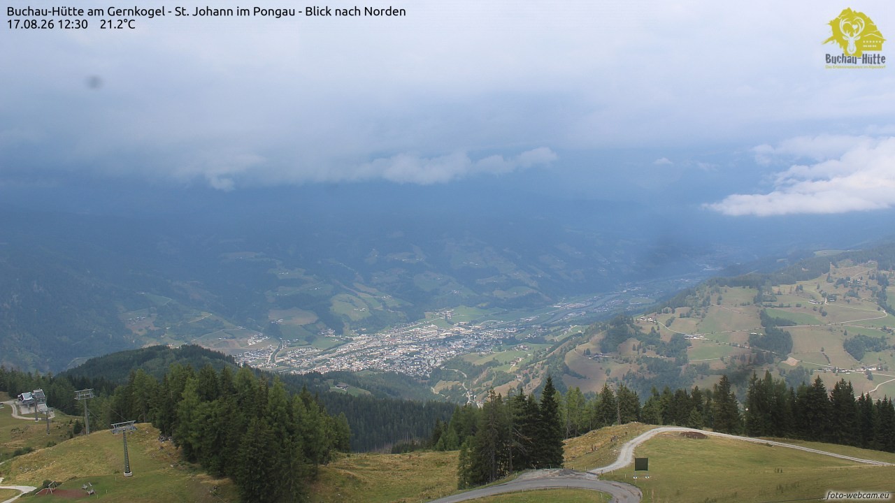 Archiv Foto Webcam Buchau-Hütte am Gernkogel - St. Johann