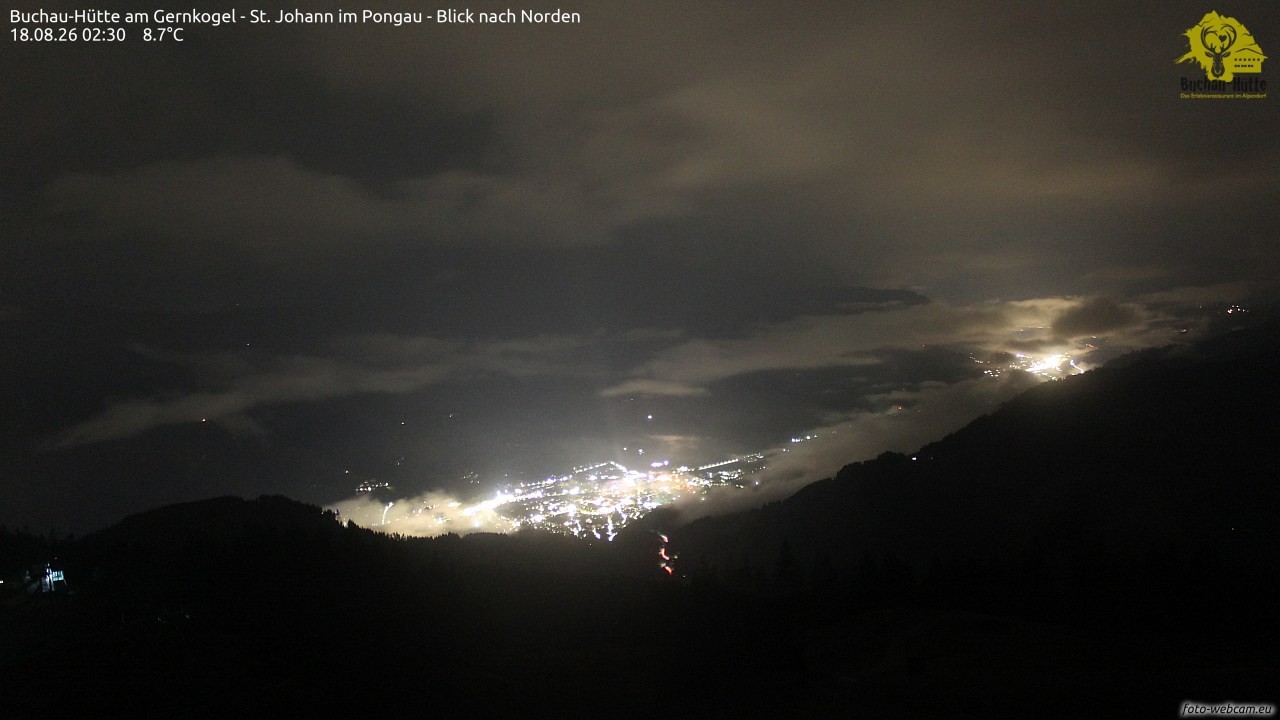 Archiv Foto Webcam Buchau-Hütte am Gernkogel - St. Johann