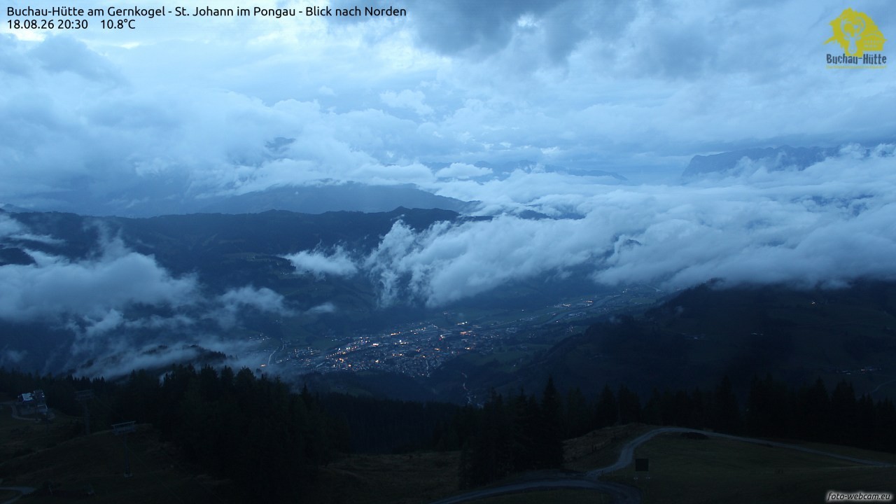 Archiv Foto Webcam Buchau-Hütte am Gernkogel - St. Johann