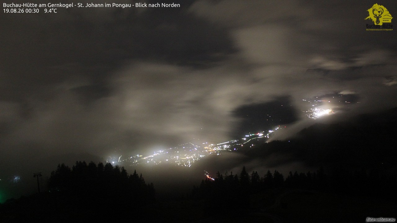 Archiv Foto Webcam Buchau-Hütte am Gernkogel - St. Johann