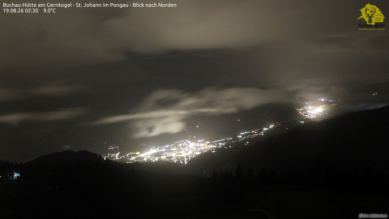 Archiv Foto Webcam Buchau-Hütte am Gernkogel - St. Johann