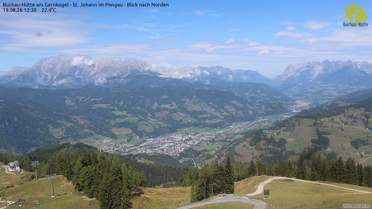 Archiv Foto Webcam Buchau-Hütte am Gernkogel - St. Johann