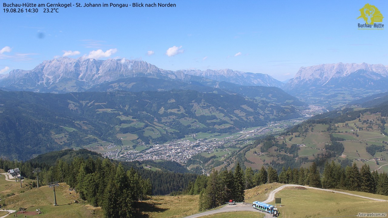 Archiv Foto Webcam Buchau-Hütte am Gernkogel - St. Johann
