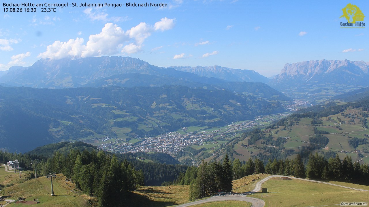 Archiv Foto Webcam Buchau-Hütte am Gernkogel - St. Johann