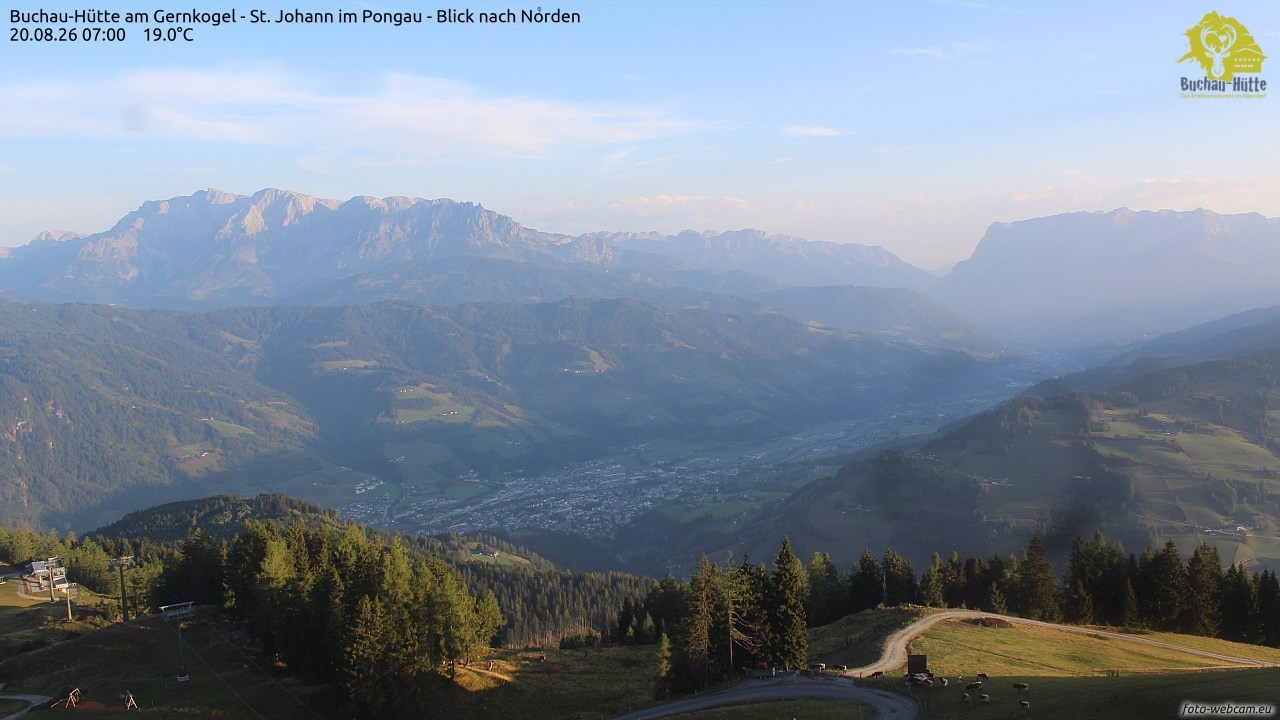 Archived image Webcam Gernkogel - View to the North