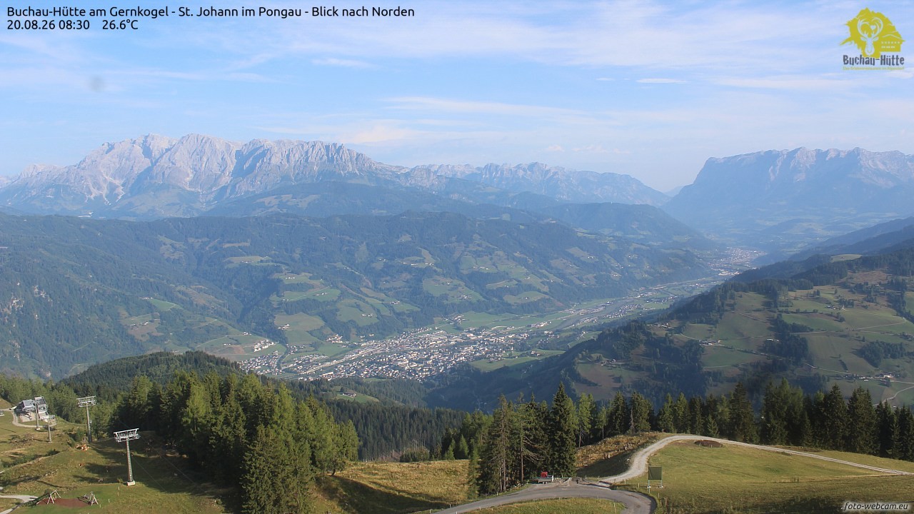 Archived image Webcam Gernkogel - View to the North