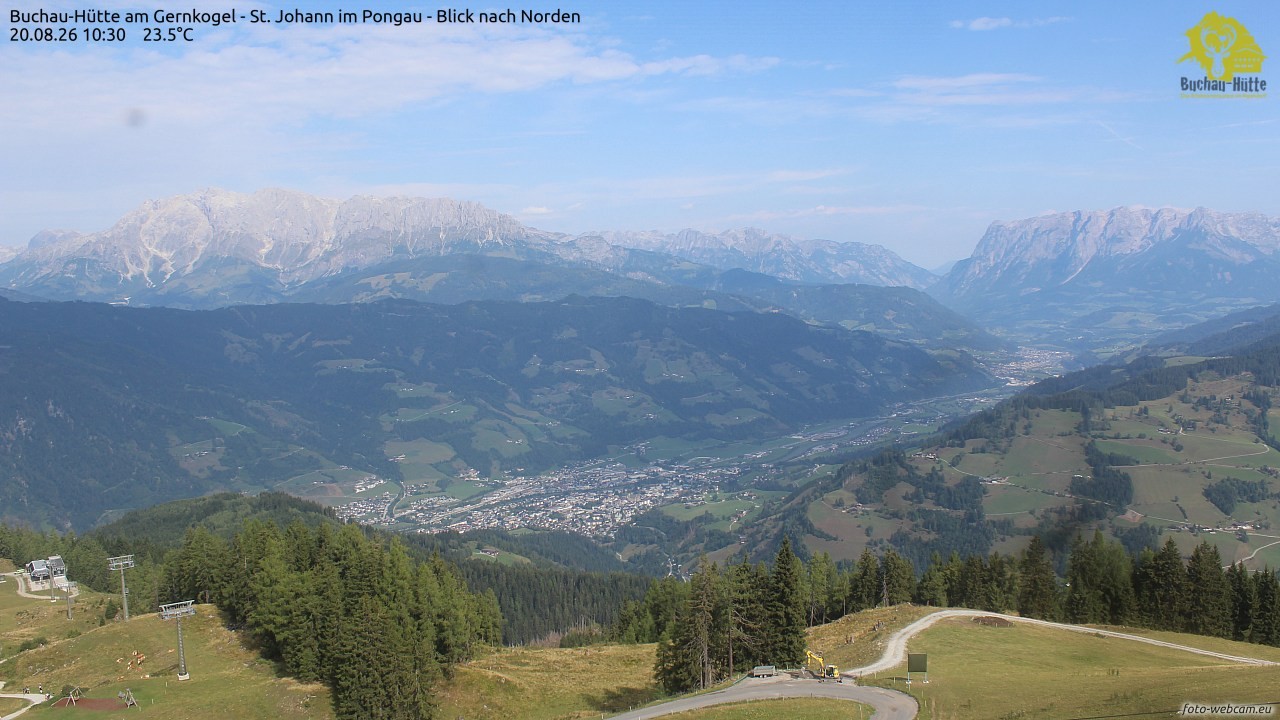 Archived image Webcam Gernkogel - View to the North