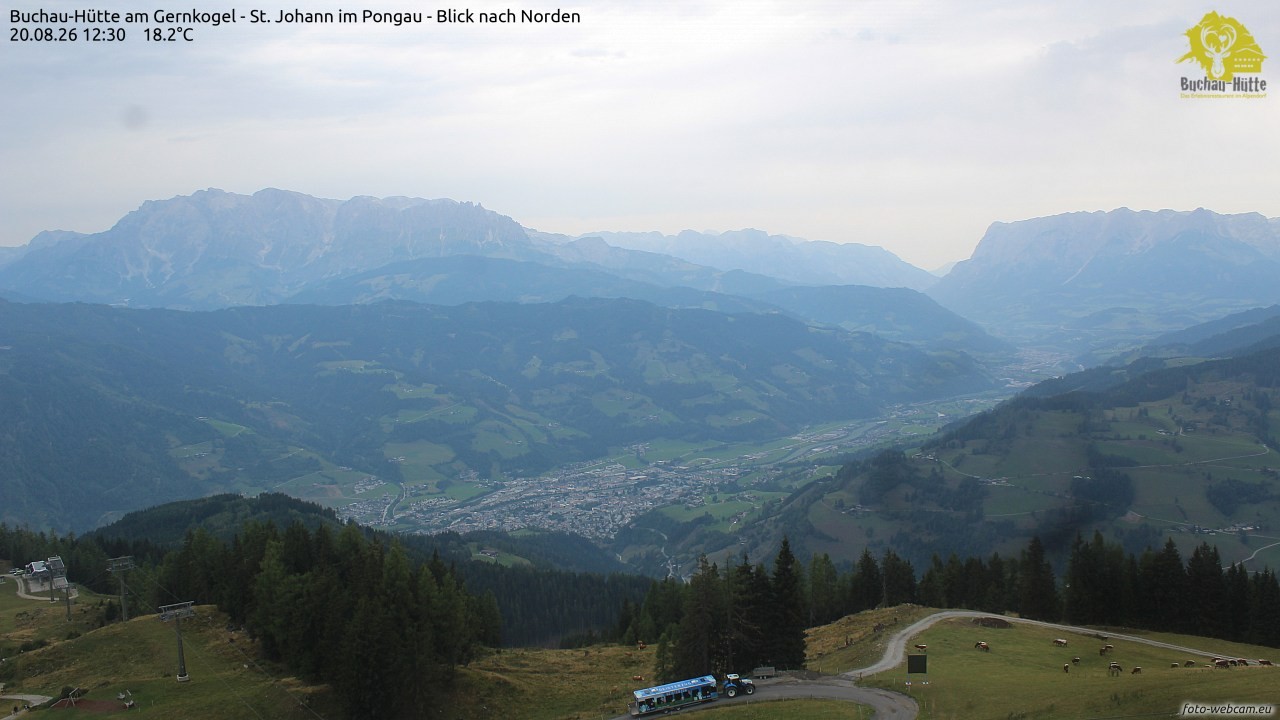 Archived image Webcam Gernkogel - View to the North