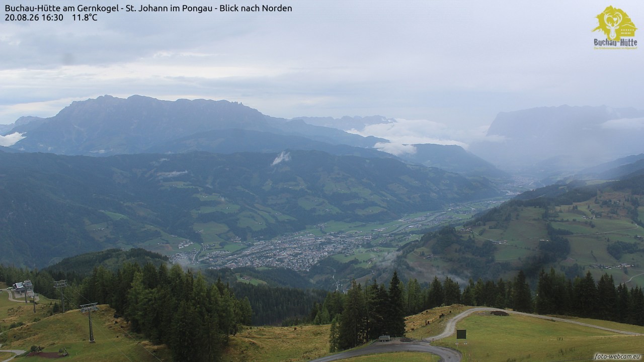 Archived image Webcam Gernkogel - View to the North