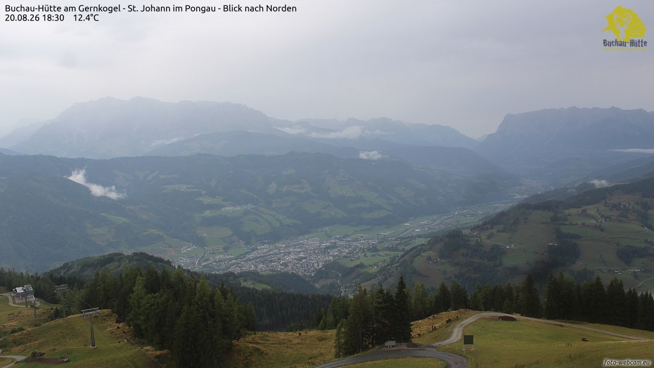 Archived image Webcam Gernkogel - View to the North