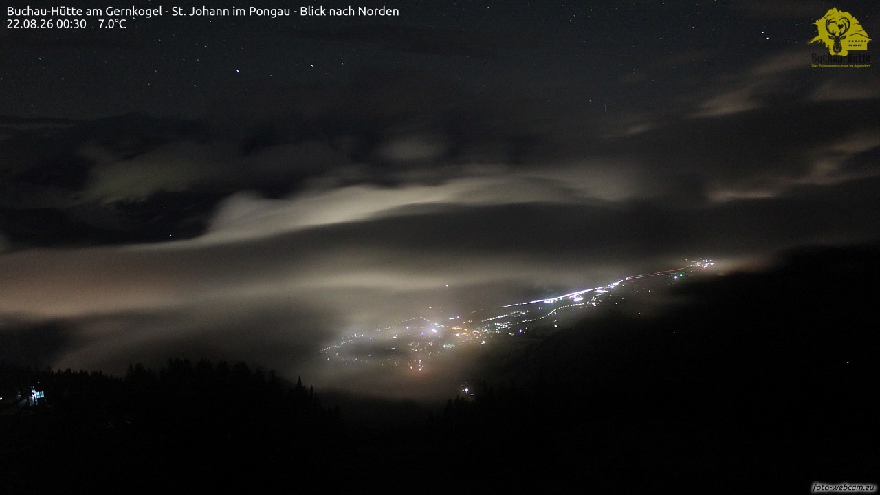 Archived image Webcam Gernkogel - View to the North