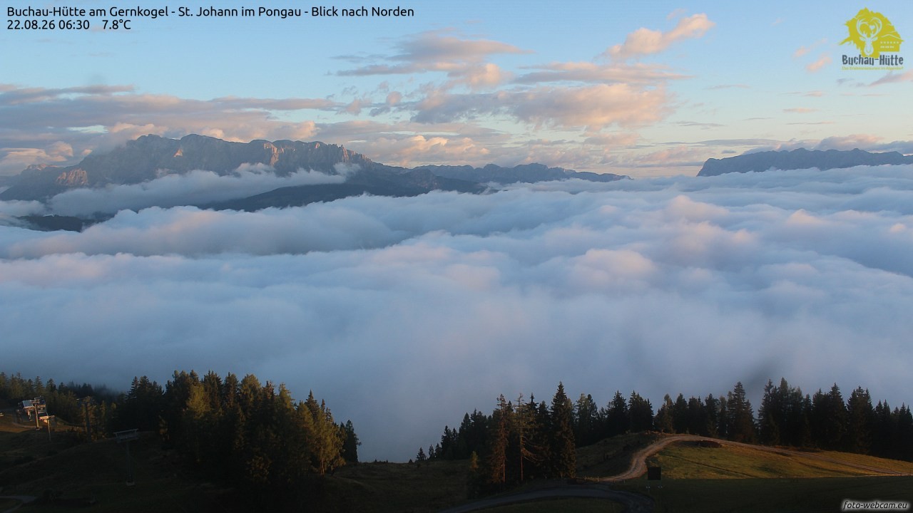 Archived image Webcam Gernkogel - View to the North