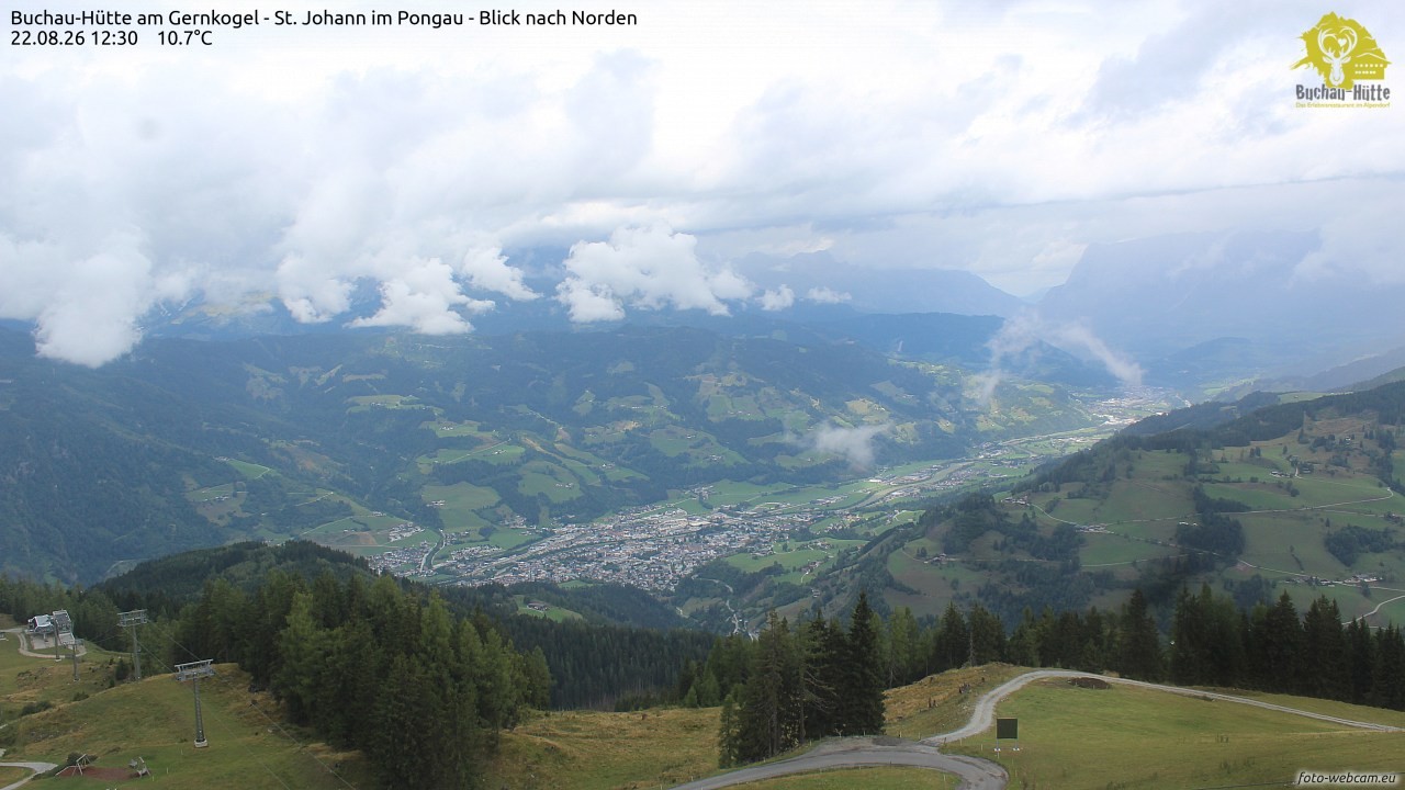 Archived image Webcam Gernkogel - View to the North