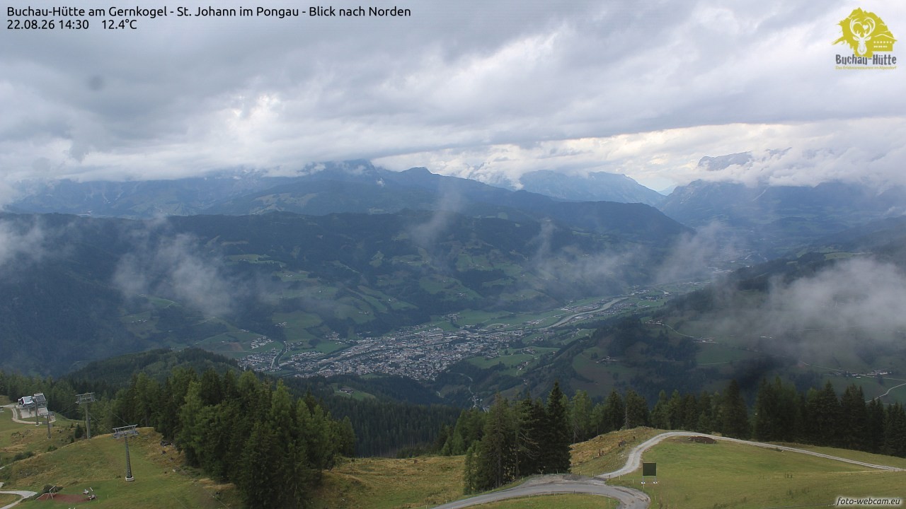 Archived image Webcam Gernkogel - View to the North