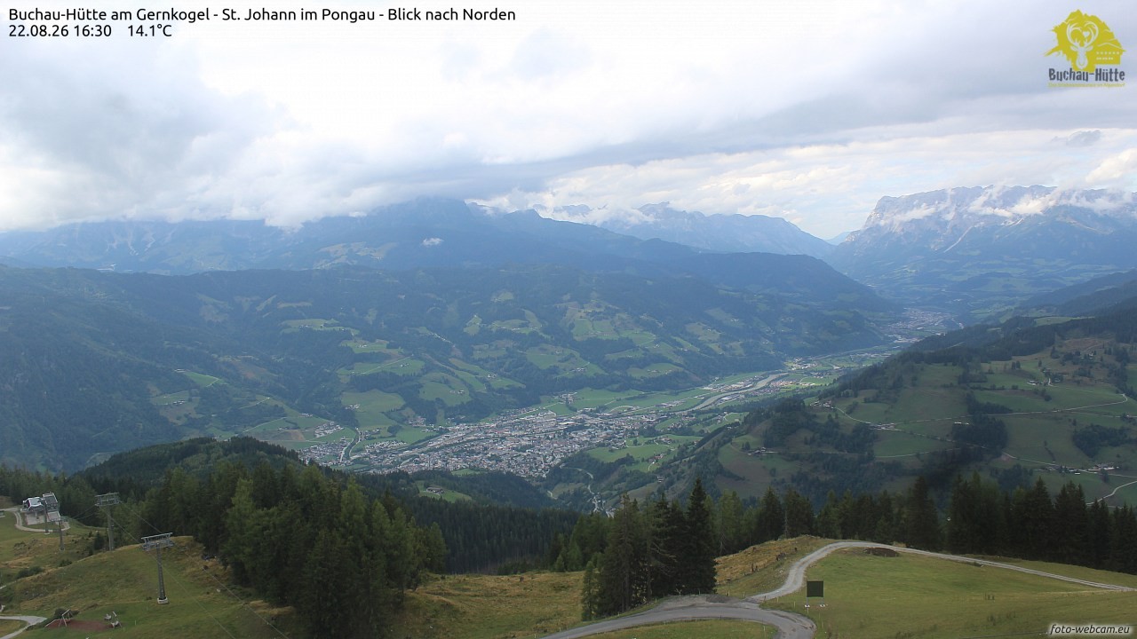 Archived image Webcam Gernkogel - View to the North