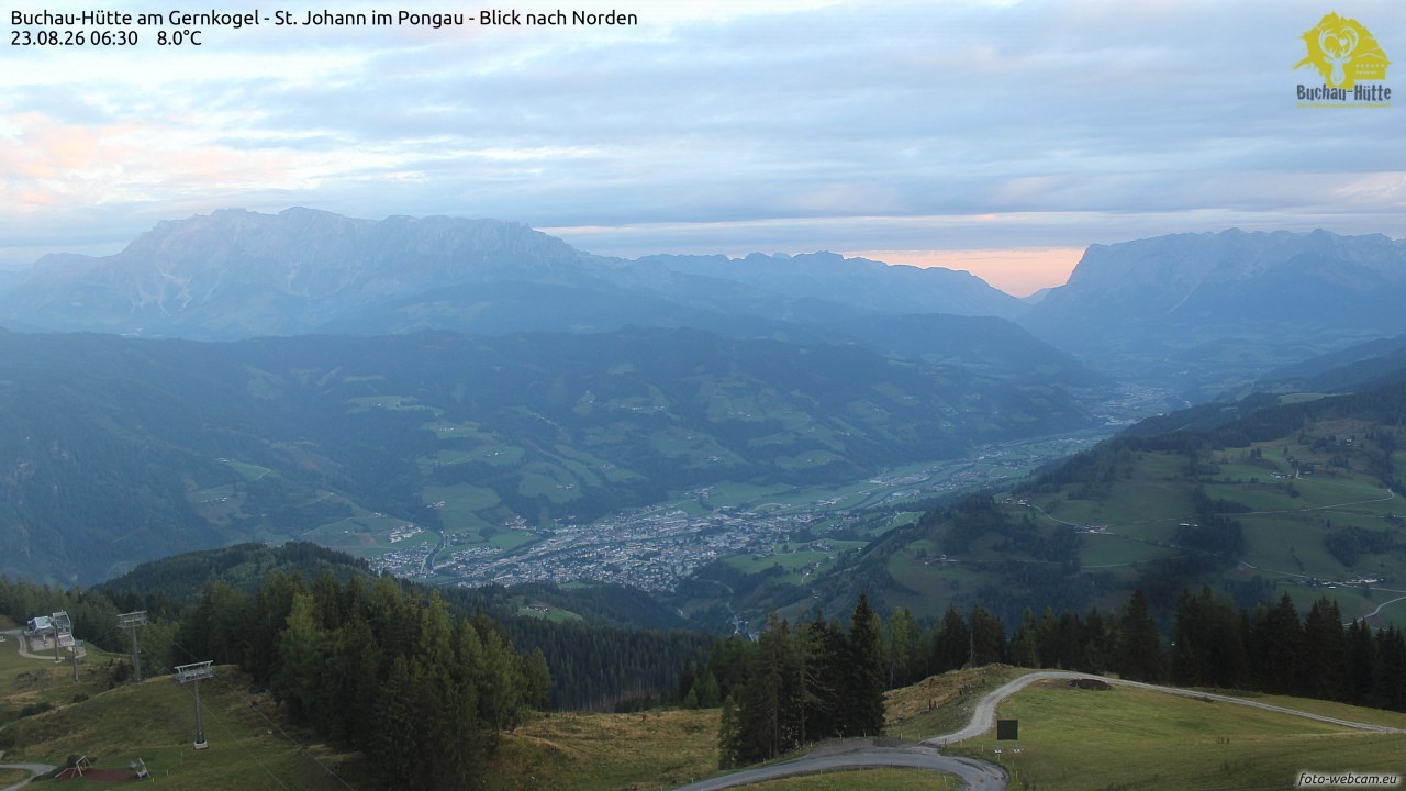 Archived image Webcam Gernkogel - View to the North