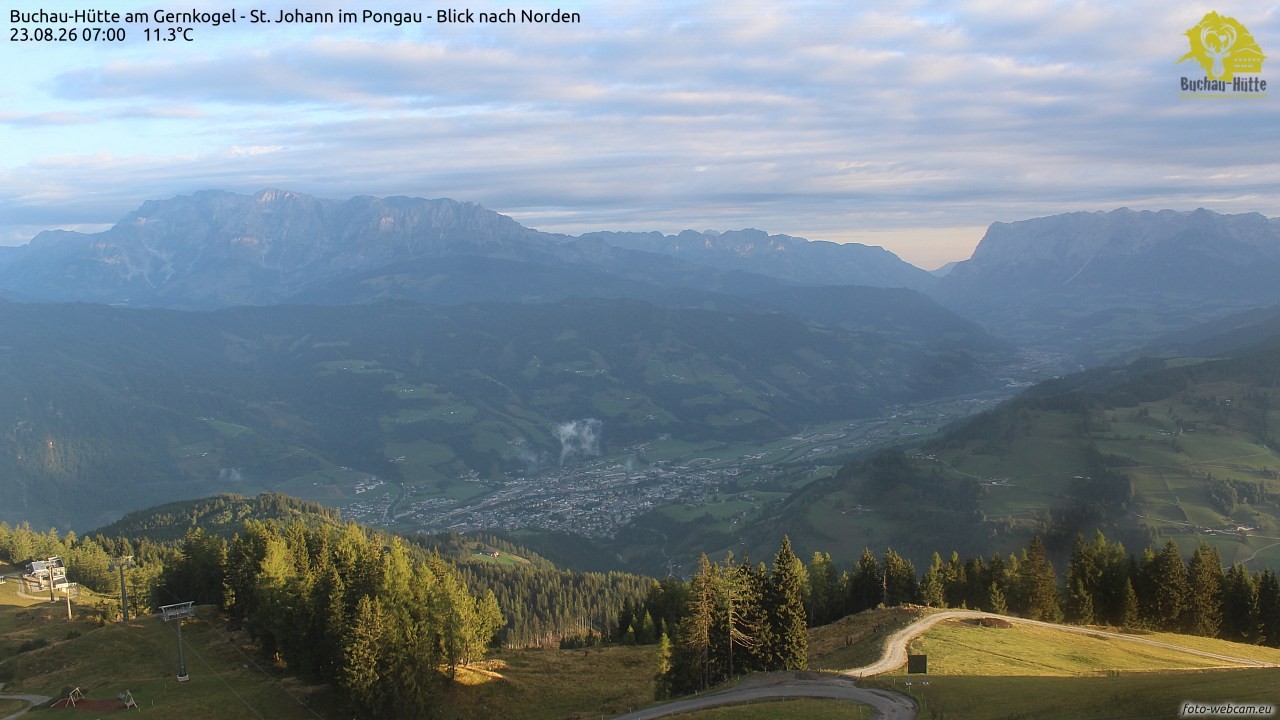 Archived image Webcam Gernkogel - View to the North