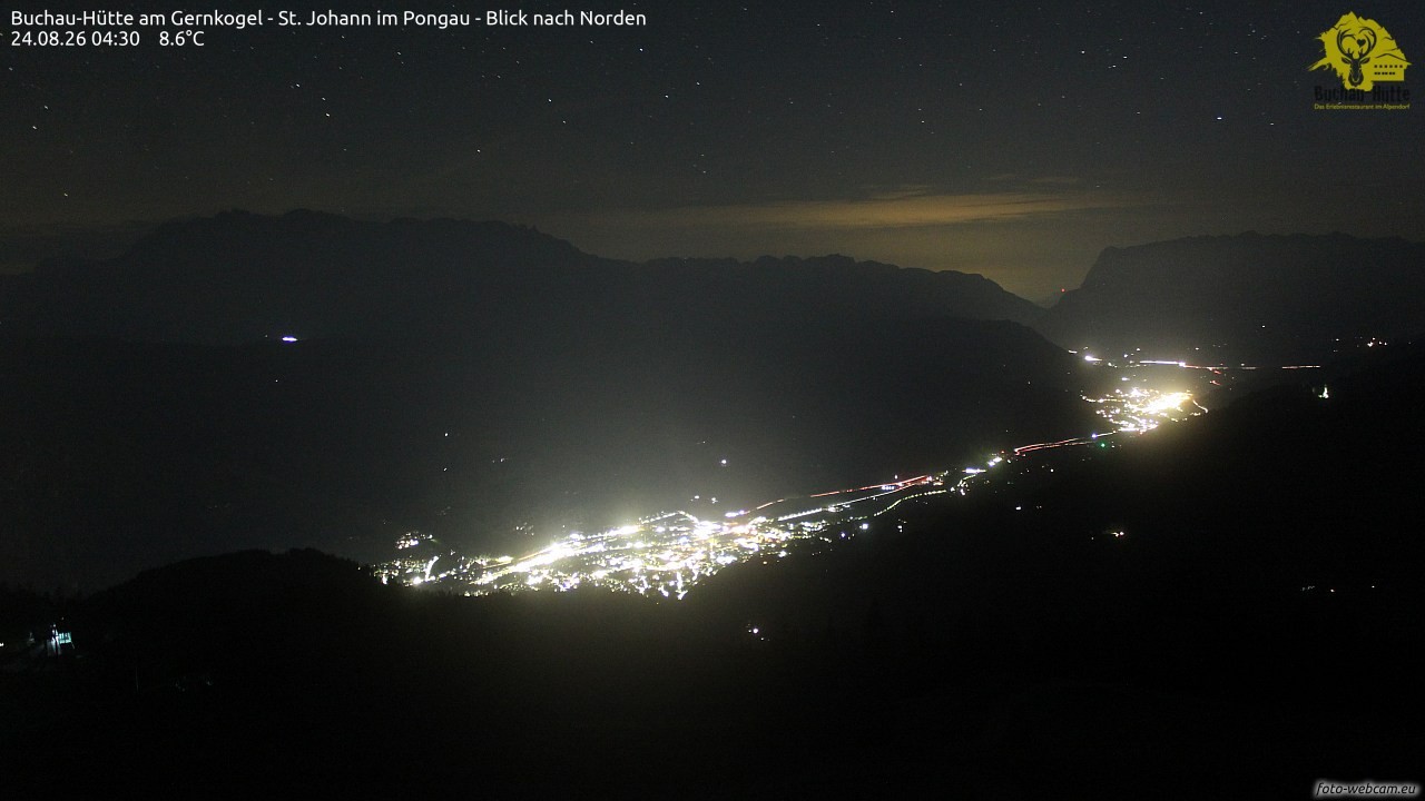 Archived image Webcam Gernkogel - View to the North