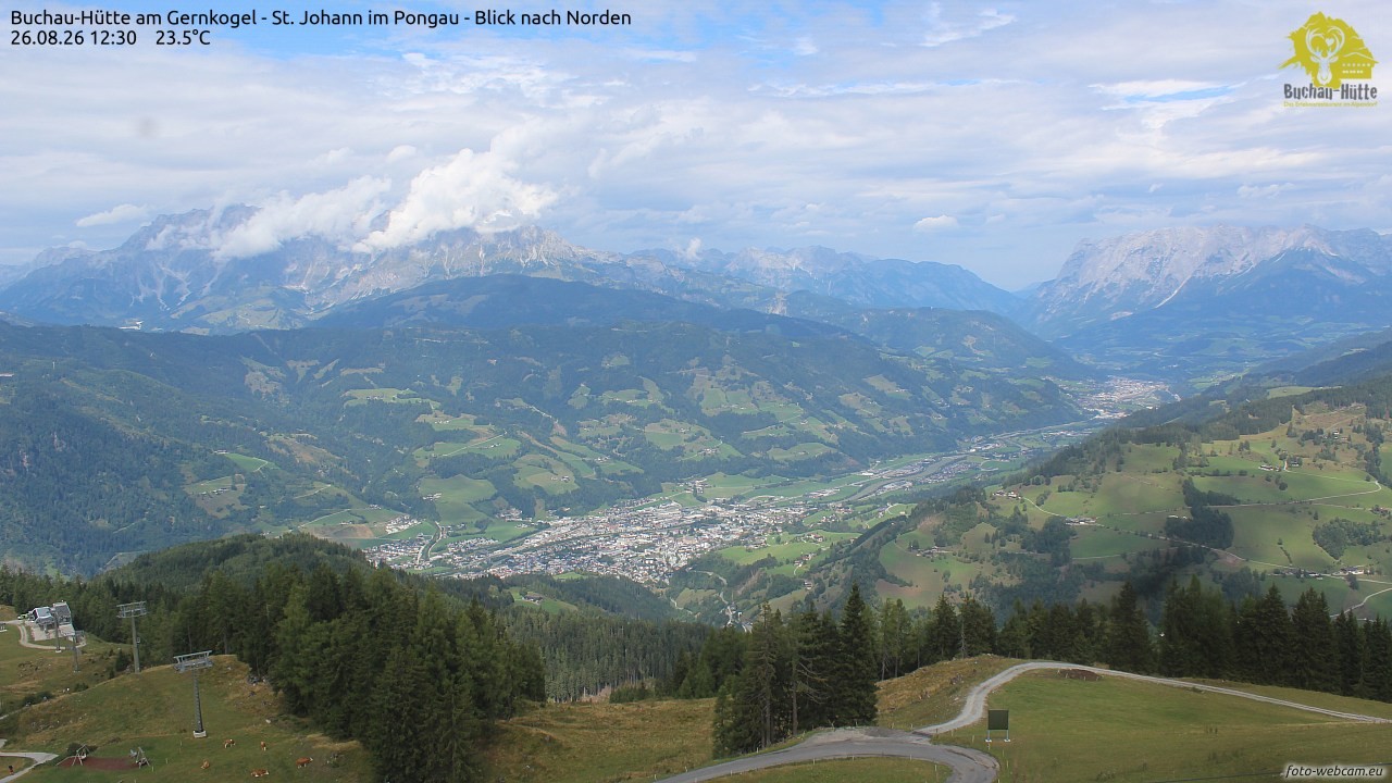 Archiv Foto Webcam Buchau-Hütte am Gernkogel - St. Johann