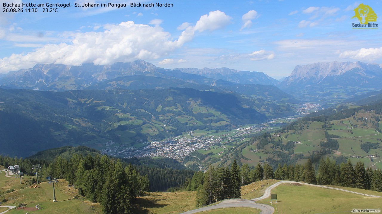 Archived image Webcam Gernkogel - View to the North