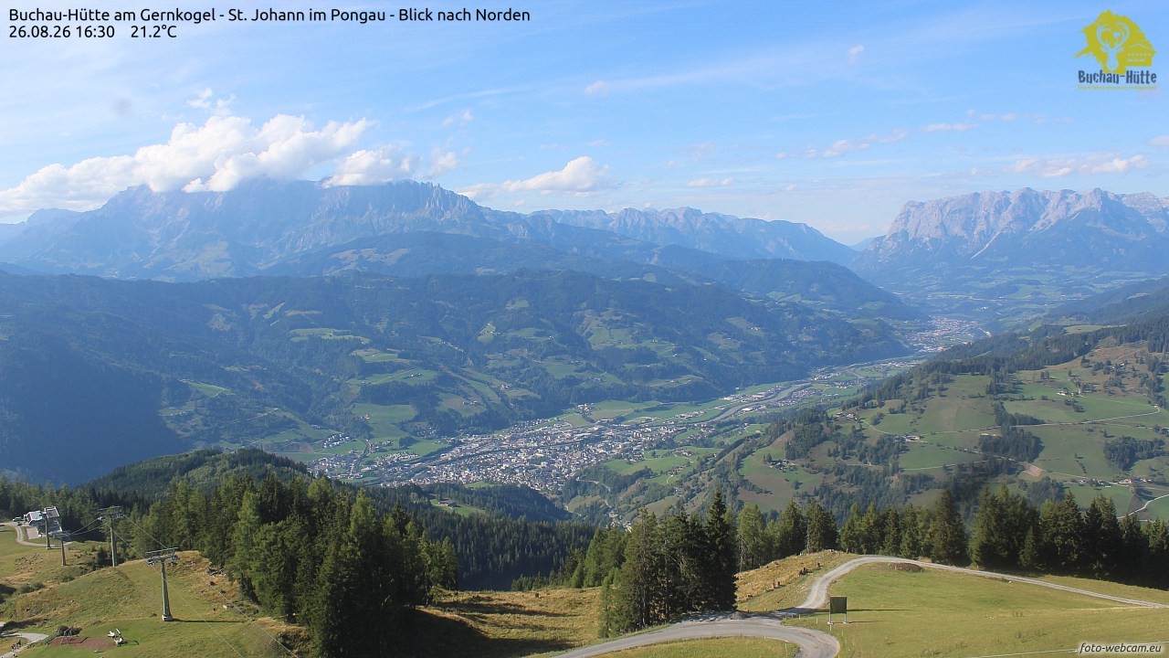Archived image Webcam Gernkogel - View to the North