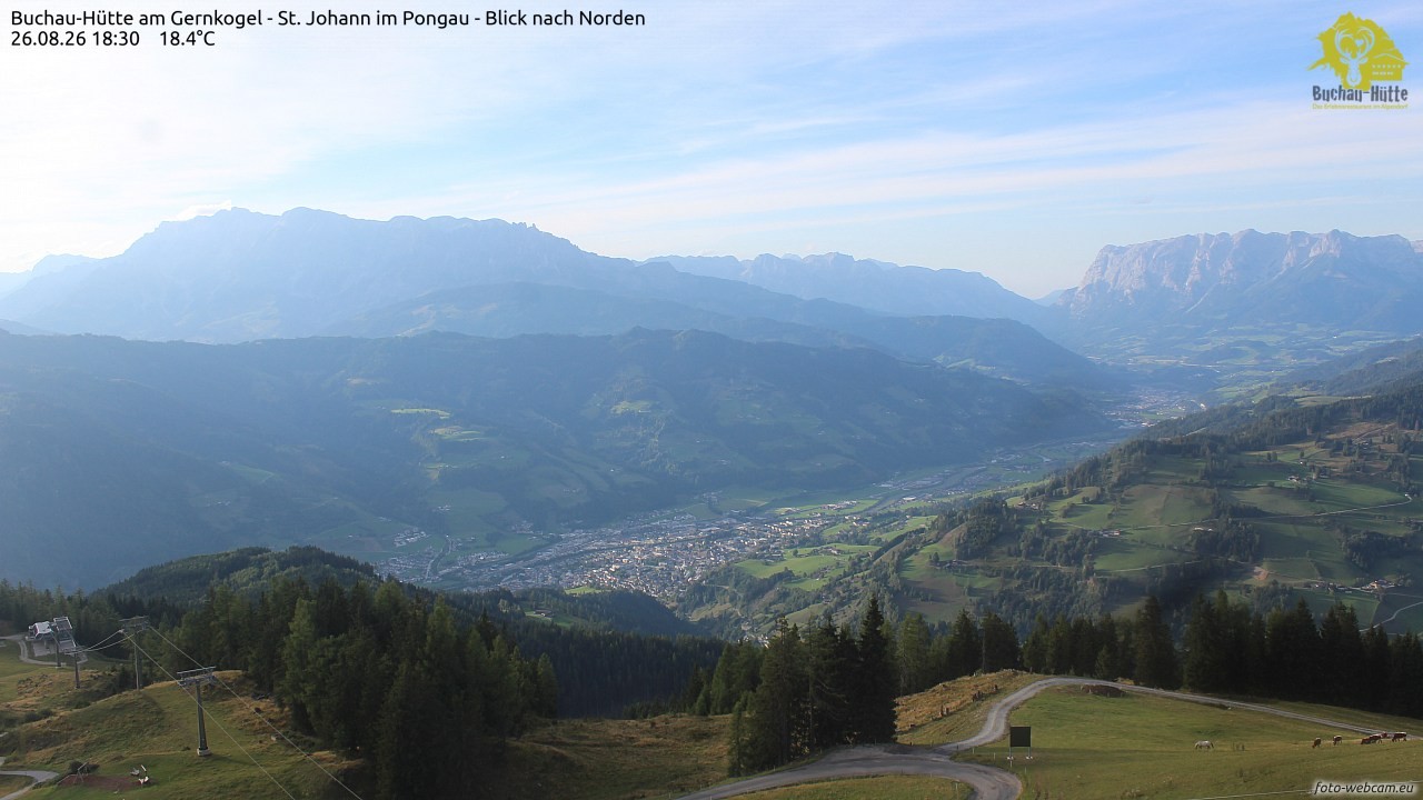 Archived image Webcam Gernkogel - View to the North