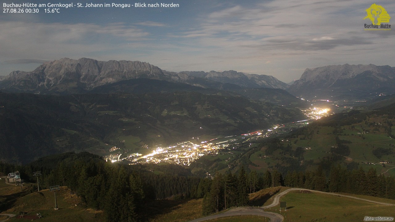 Archived image Webcam Gernkogel - View to the North