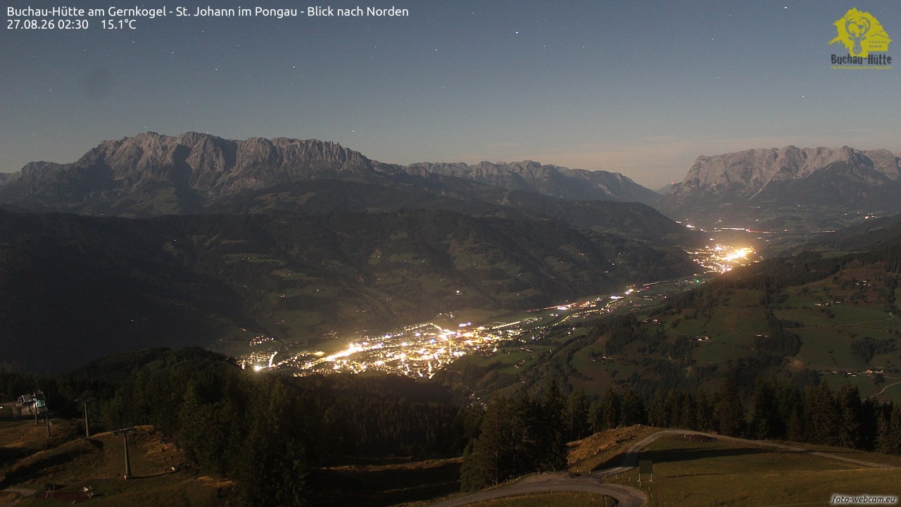Archived image Webcam Gernkogel - View to the North