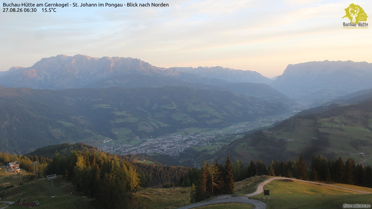 Archiv Foto Webcam Buchau-Hütte am Gernkogel - St. Johann
