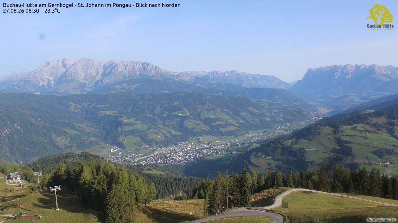 Archiv Foto Webcam Buchau-Hütte am Gernkogel - St. Johann