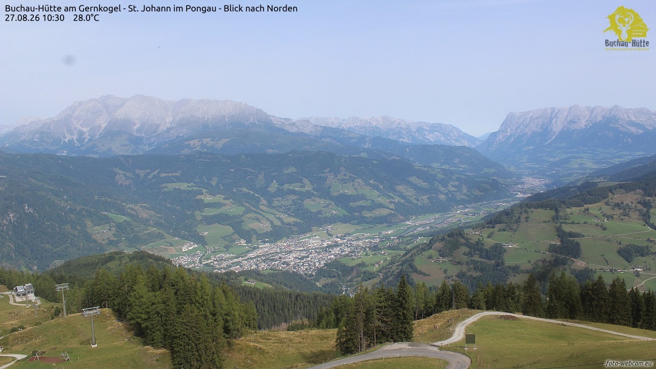 Archiv Foto Webcam Buchau-Hütte am Gernkogel - St. Johann