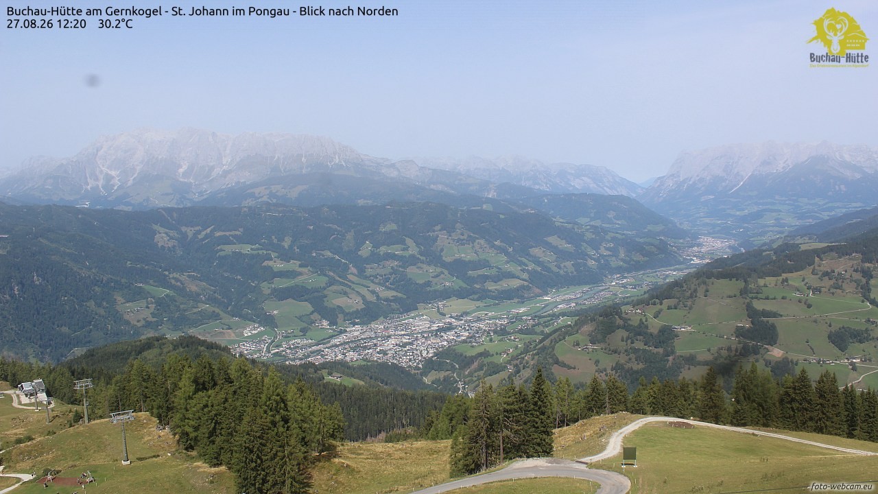 Archiv Foto Webcam Buchau-Hütte am Gernkogel - St. Johann