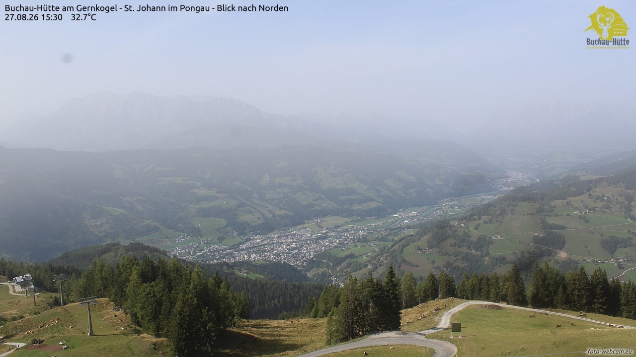 Archiv Foto Webcam Buchau-Hütte am Gernkogel - St. Johann