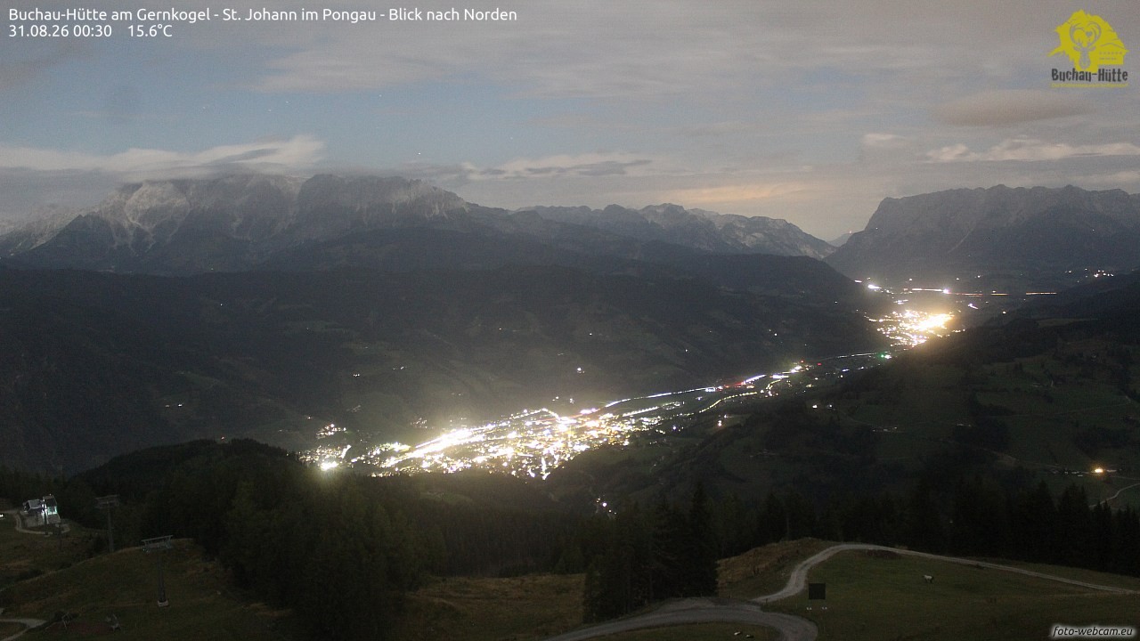 Archiv Foto Webcam Buchau-Hütte am Gernkogel - St. Johann