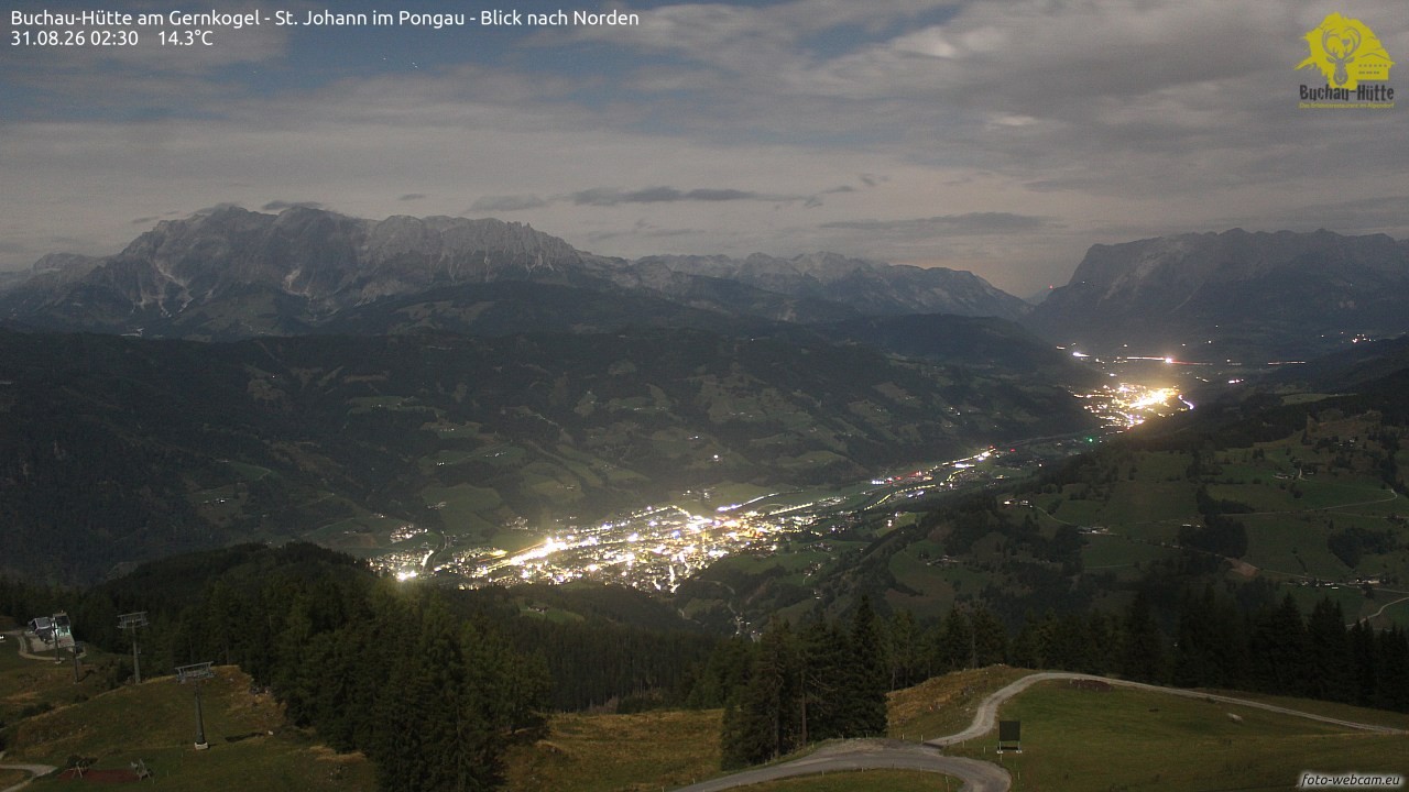 Archiv Foto Webcam Buchau-Hütte am Gernkogel - St. Johann