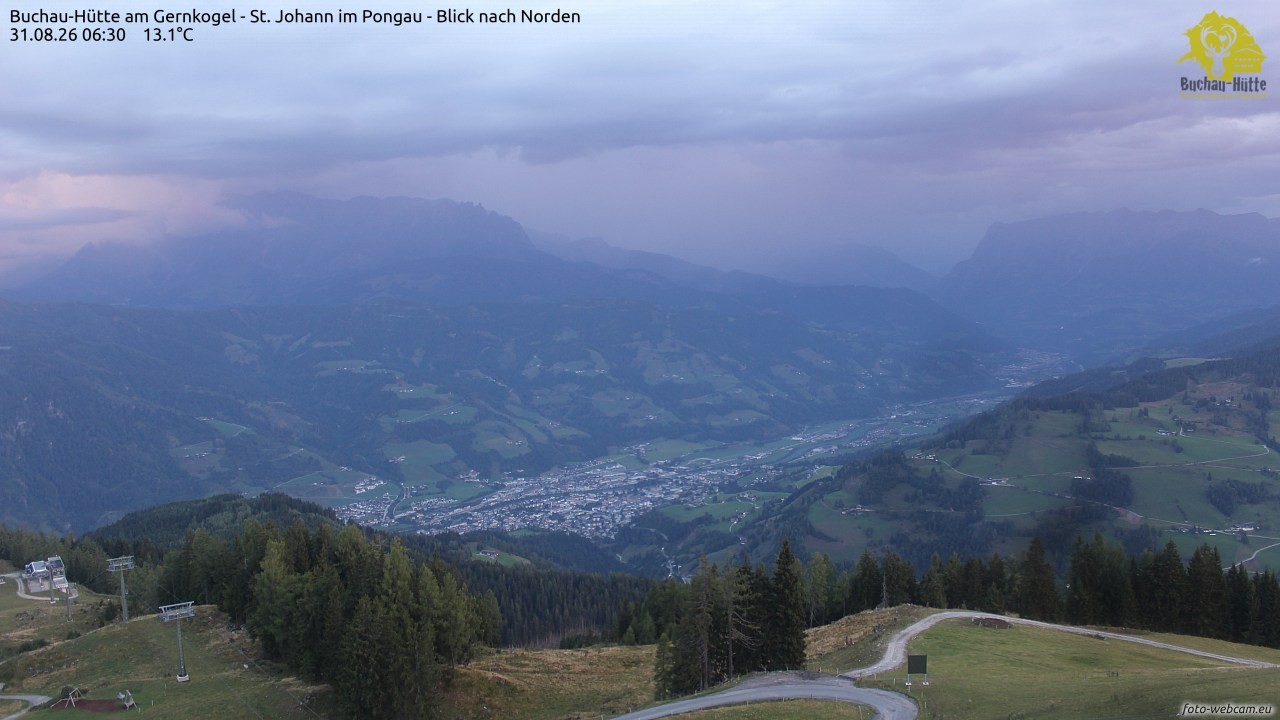 Archiv Foto Webcam Buchau-Hütte am Gernkogel - St. Johann