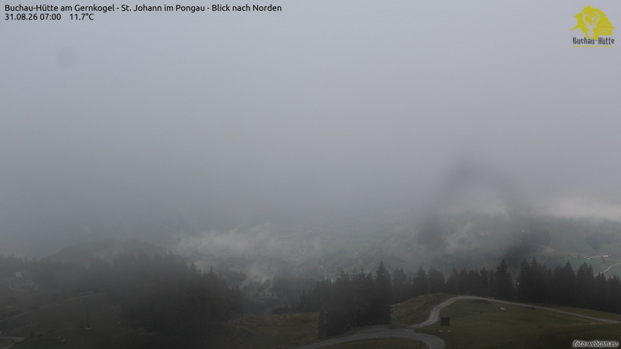Archiv Foto Webcam Buchau-Hütte am Gernkogel - St. Johann