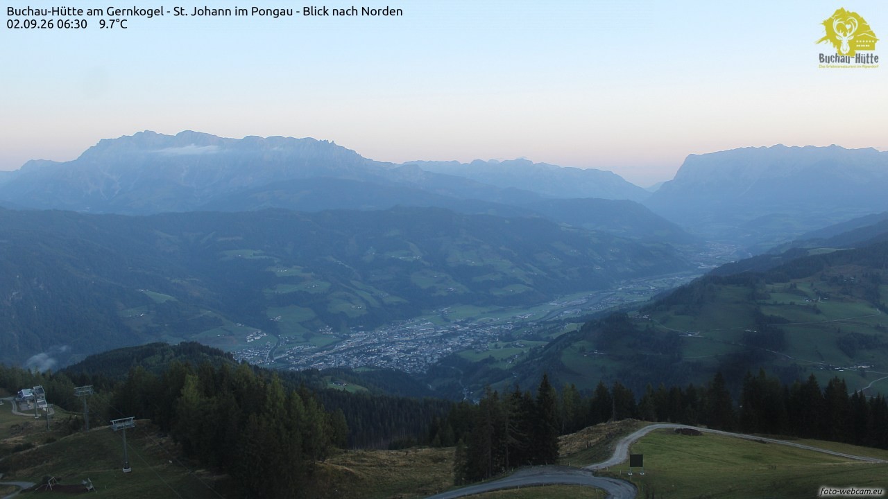 Archiv Foto Webcam Buchau-Hütte am Gernkogel - St. Johann