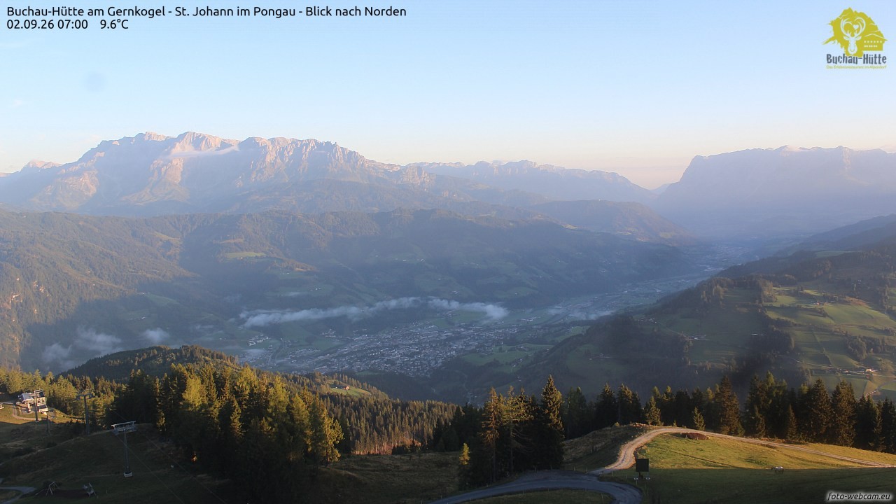 Archiv Foto Webcam Buchau-Hütte am Gernkogel - St. Johann