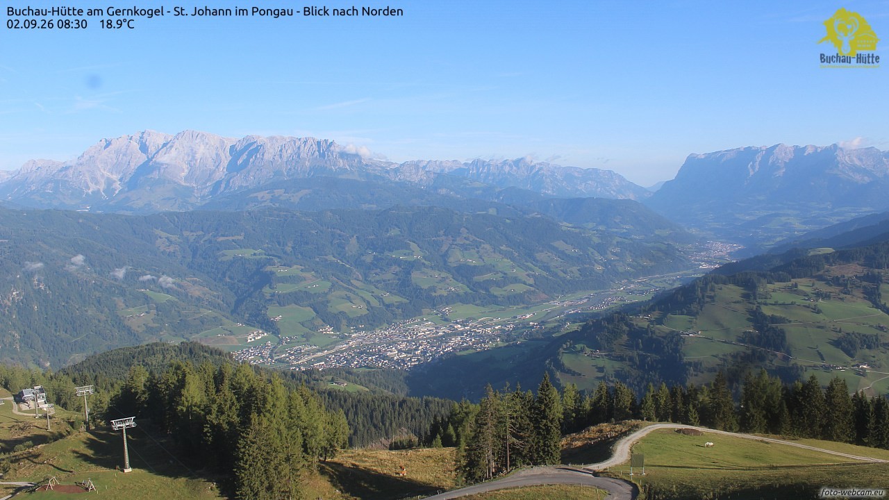 Archiv Foto Webcam Buchau-Hütte am Gernkogel - St. Johann