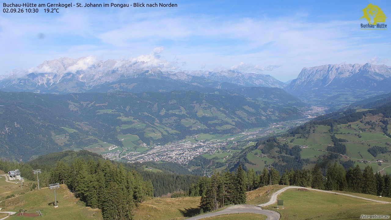 Archiv Foto Webcam Buchau-Hütte am Gernkogel - St. Johann