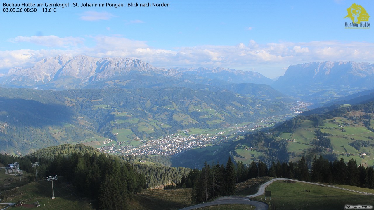 Archiv Foto Webcam Buchau-Hütte am Gernkogel - St. Johann