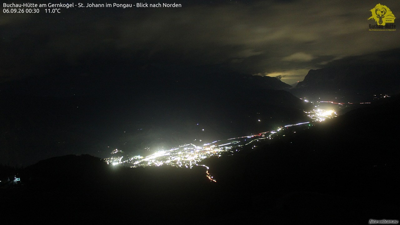 Archiv Foto Webcam Buchau-Hütte am Gernkogel - St. Johann