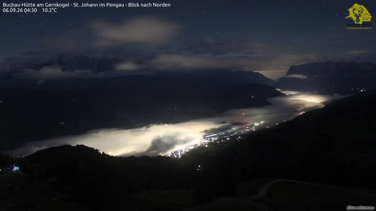 Archiv Foto Webcam Buchau-Hütte am Gernkogel - St. Johann