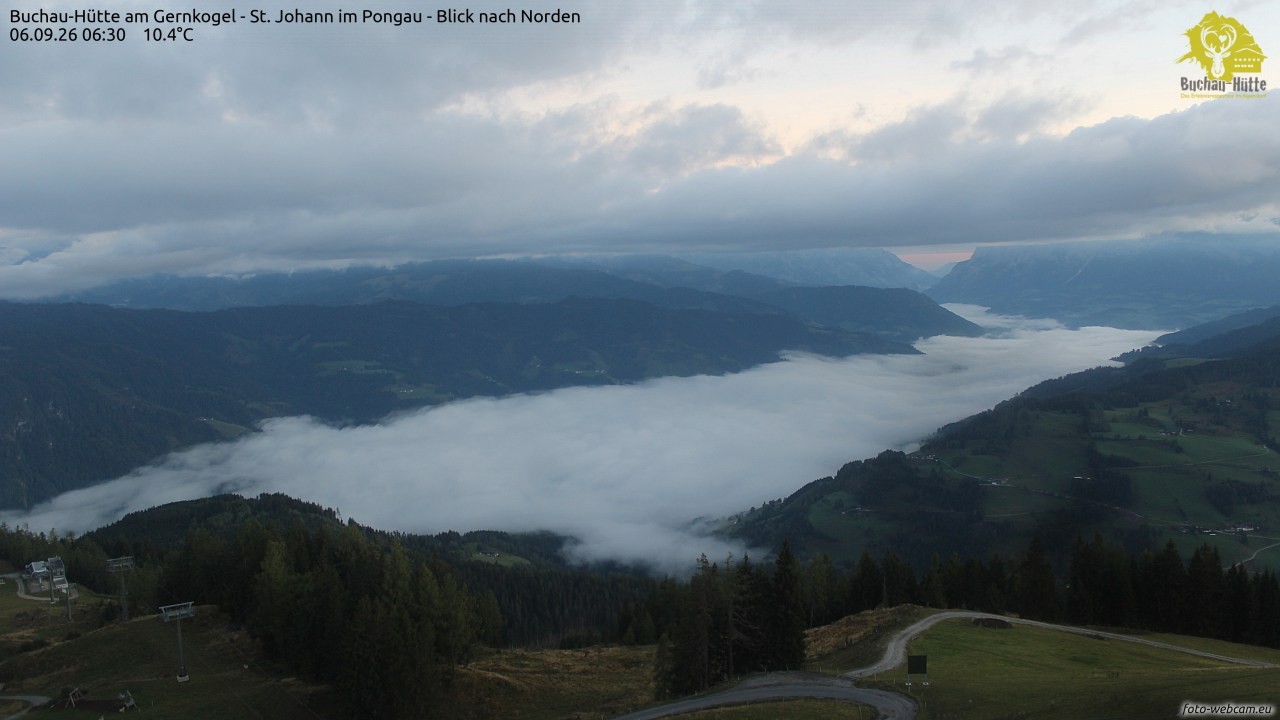 Archiv Foto Webcam Buchau-Hütte am Gernkogel - St. Johann