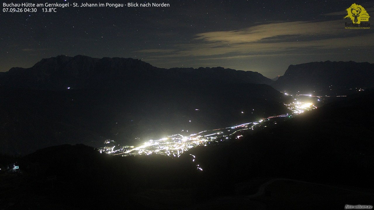 Archived image Webcam Gernkogel - View to the North