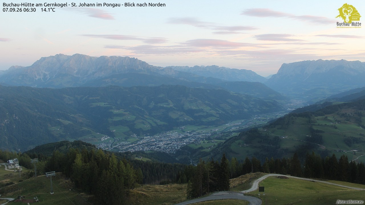 Archived image Webcam Gernkogel - View to the North